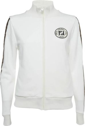 Fendi Giacca con stampa FF - Bianco