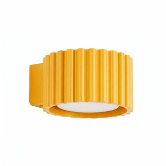 Sollux Lighting Aplique amarillo aluminio alt. 6 cm