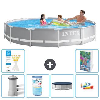 Intex Piscina Prism Frame Redonda - 366x76 Cm - 7-piezas S193