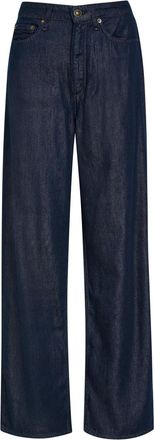 Rag & Bone Rag & Bone Logan Wide-leg Jeans - Navy - 27 (W27 / UK8-10 / S)