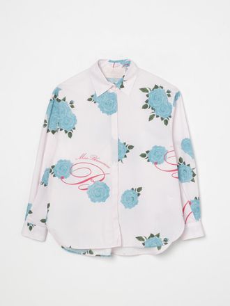 Blumarine Camicia Miss Blumarine in cotone con stampa floreale