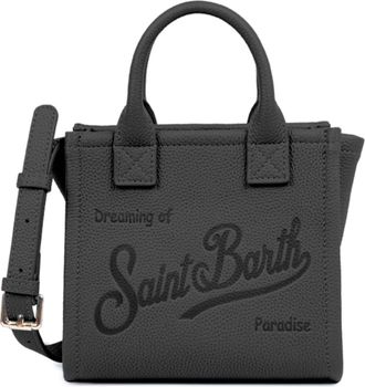 MC2 Saint Barth Structured Handbag With Rectangular Shape And Embossed Detailing
