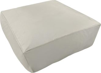 Oviala Funda de puf beige para muebles modulares de jard&iacute;n