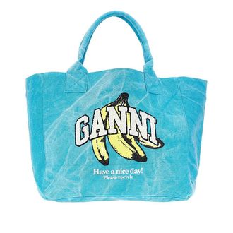 Ganni Shopping bag with Banana print Woman One Size