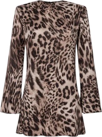 Undress Code Kleedjes, Dames, Bruin, M, Paloma Mini Jurk