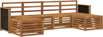 vidaXL Conjunto De Sof&aacute;s De Exterior 5 Uds. Vidaxl