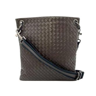 Bottega Veneta Pre-owned Cuoio crossbody-bags - - Pre-owned - Uomo - Marrone - ONE SIZE