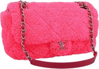 Chanel Pre-owned Vintage Schoudertas - Dames - Vintage Schoudertas - Roze - ONE Size - Vintage