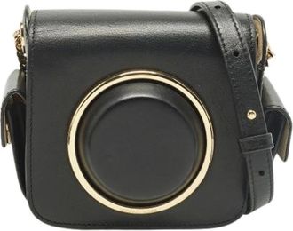 Michael Kors Pre-owned Cross Body Bags, female, Black, Size: ONE SIZE Pre-owned Leather Crossbody Bag