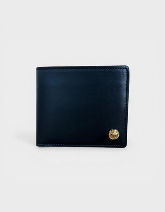 Versace Mens Medusa Head Bifold Wallet Leather Black