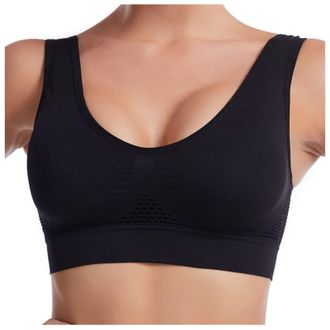 Generic Seamless Sports Bra Wirefree Yoga Bra with Removable Pads for Women UK Clearance Super Comfort Bra, Plus Size Sleep Bras for Girls in Yoga Bralette Le