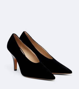 Le Monde Beryl Le Monde B&eacute;ryl Petra velvet pumps
