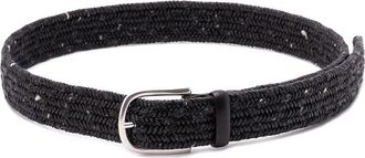 Orciani Melange Leather And Wool Belt