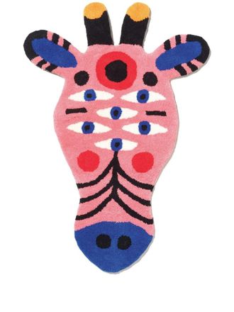 QEEBOO Oggian Gira animal-shaped carpet (102cm x 66cm) - unisex - Acrylic - One Size - Pink