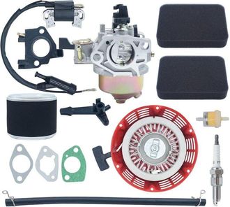 OEM Kit De Carburador Compatible Para Motores De 13/11 Hp - Incluye Filtro De Aire, Arrancador De Retroceso, Buj&iacute;a Y Bobina De Encendido - Ulisem