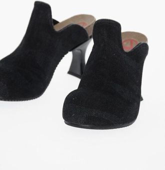 Diesel Denim Clogs D-WOODSTOCK with 8cm Heel size 40