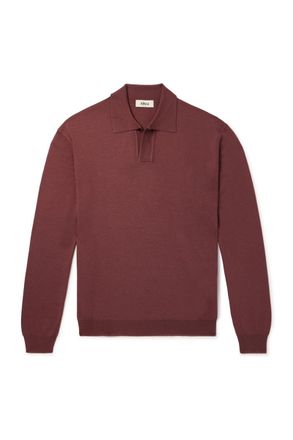 Altea Slim-Fit Wool Polo Shirt