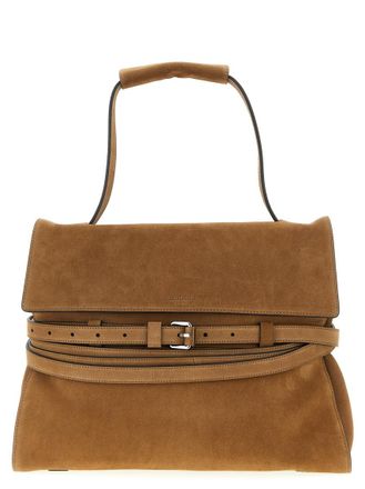 Moschino Brown Tie Me Shoulder Bag
