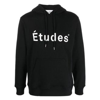&Eacute;tudes Studio Klein Logo Print Cotton Hoodie, Size X-Small