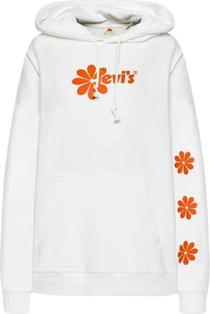 Levi's Hoodie - Dames - Hoodies - Wit - S - Katoen - Hoodies & sweatvesten