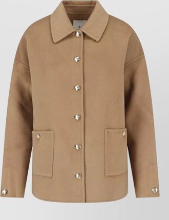 Anine Bing cashmere wool single breasted coat