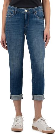 Kut from the Kloth Amy Crop Straight Leg Jeans in Deserving at Nordstrom, Size 14P