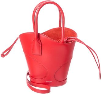 Ferragamo Ferragamo Cut-Out Detailing Leather Tote