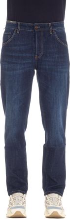 Pantaloni Torino Dark Wash Camoscio Carrot Fit Jeans