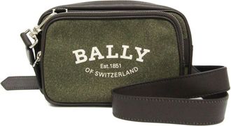 Bally Canvas Brown Shoulder Bags