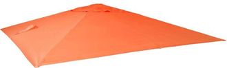 Hhg [nunca Usado] Funda De Recambio Para Parasol Sem&aacute;foro De Lujo Hhg-549, Funda De Recambio Para Parasol, 3x4m (&oslash;5m) Poli&eacute;ster 3,5kg, Terracota