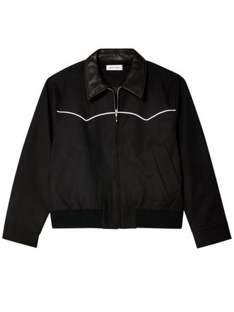 Ernest W. Baker Giacca Western Harrington - Nero