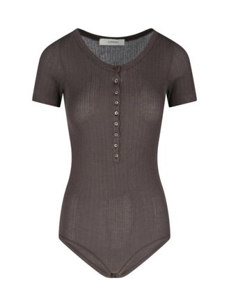 Christophe Lemaire Ribbed Textured Bodysuit With Round Neckline