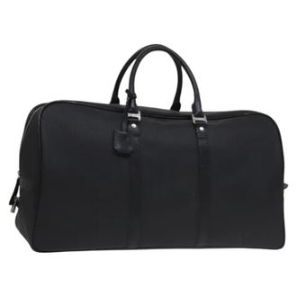 Bulgari Tweedehands leren handtassen - Dames - Vintage Weekendtas - Zwart - ONE Size - Leer - Vintage