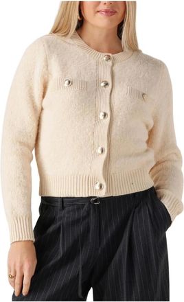 Summum Dames, Truien, Beige, Maat: XS Poliester