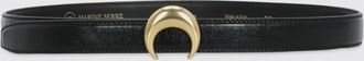 Marine Serre Cintura in pelle con fibbia monogramma Crescent Moon