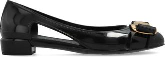 Ferragamo Ballet Flats Nara - Dames - Ballerinas - Zwart - 36 EU - Schoenen