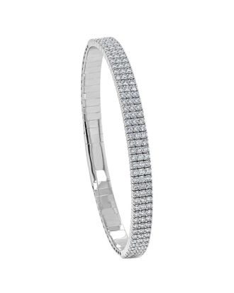 Sabrina Designs 14K 3.40 Ct. Tw. Diamond Flexible Bangle Bracelet