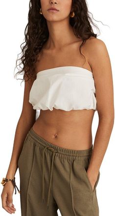 Reiss Safiyya Cropped Top