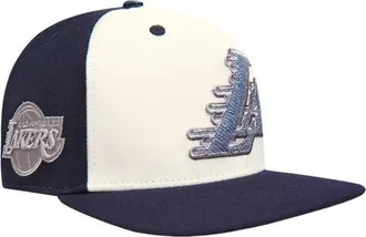 Pro Standard Mens Pro Standard Cream Los Angeles Lakers French Terry Snapback Hat at Nordstrom