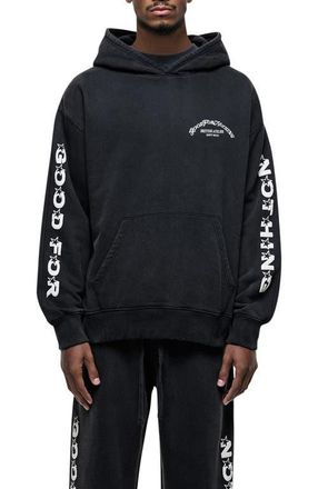 Good For Nothing Liberty Washed Zip Hoodie in Black at Nordstrom, Size Xx-Large Uk