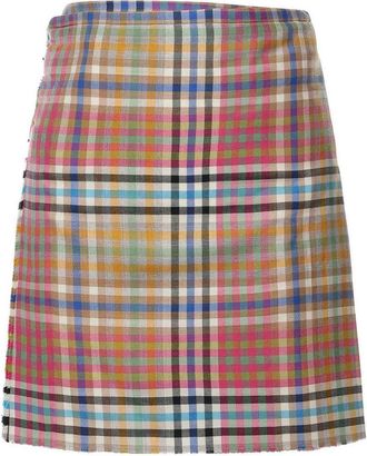 Vivienne Westwood Wool Kilt Miniskirt
