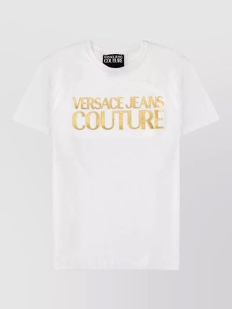 Versace Jeans Couture short sleeve crew neck cotton t-shirt