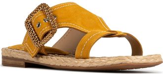 Donald J Pliner Hilari Leather Slide Sandal in Sungold at Nordstrom Rack, Size 9.5