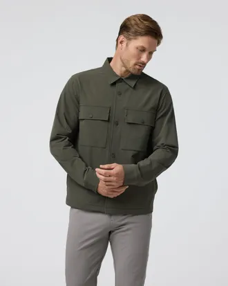 Vuori Clothing Lawson Tech Shirt Jacket | Oregano | Medium