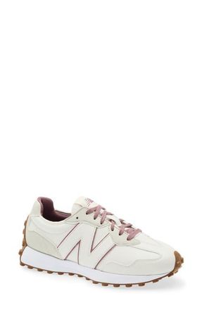 New Balance 327 Waterproof Spikeless Golf Shoe in Ivory/Brown at Nordstrom, Size 8.5