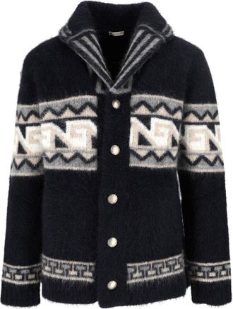 Borgo Asolo Geometric Pattern Textured Jacket