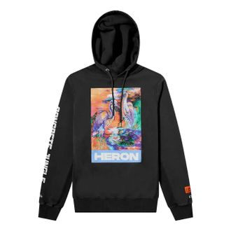 Heron Preston Heron Colors Hoodie Black HMBB007S208960211088