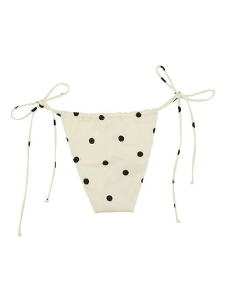 MC2 Saint Barth polka-dot bikini bottoms - women - Fabric - One Size - Neutrals