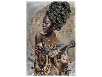 Schubiger M&ouml;bel Bild Tribal Woman H: 150 cm