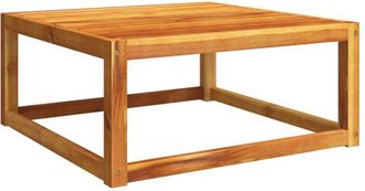 vidaXL Garden Table 65x65x29 cm Solid Wood Acacia Vidaxl